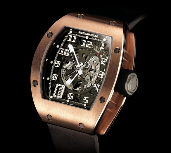 Replica Richard Mille RM 010 Red Gold Watch